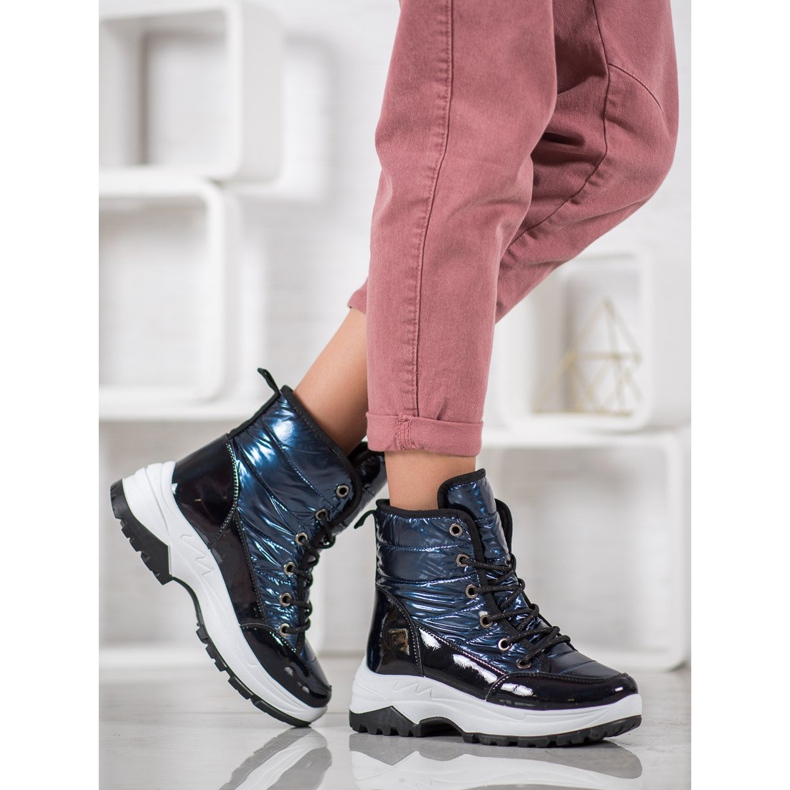 SHELOVET Ghete sport pentru zăpadă albastru 1