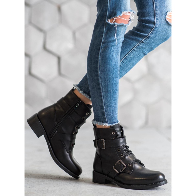 SHELOVET Muncitori calzi cu cleme negru 2