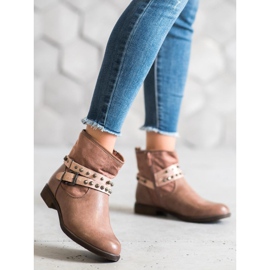 SHELOVET Ghete roz cu pietre de stras 2