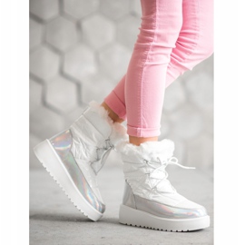 Bella Paris Cizme de zăpadă la modă alb 1 Bella Paris Cizme de zăpadă la modă alb 1