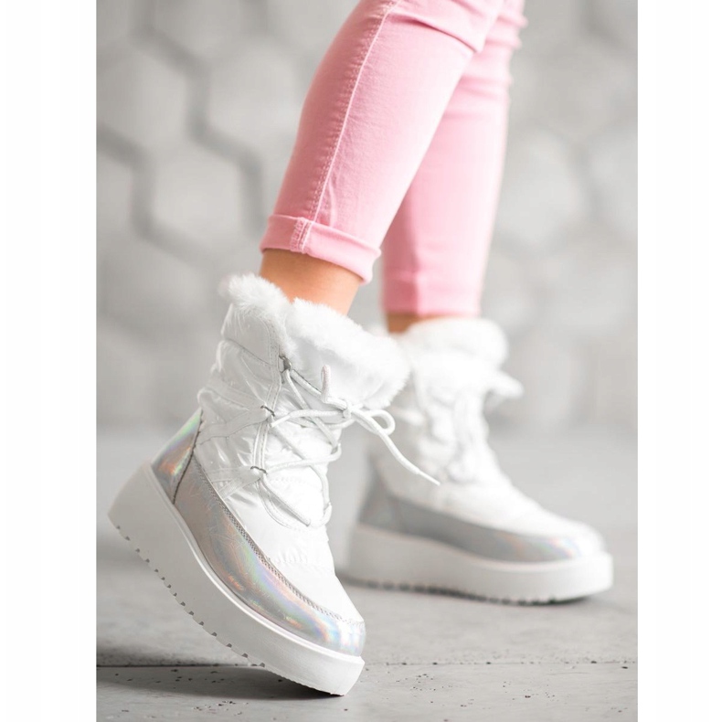 Bella Paris Cizme de zăpadă la modă alb 2 Bella Paris Cizme de zăpadă la modă alb 2