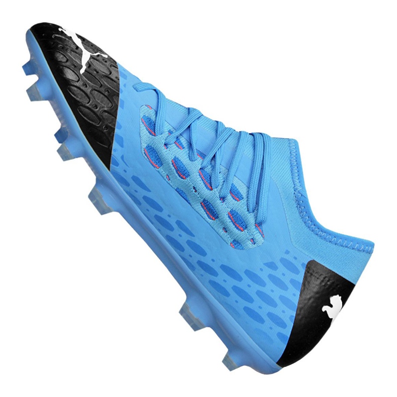 Ghete de fotbal Puma Jr Future 5.3 Netfit Fg Jr 105806-01 albastru albastru 1