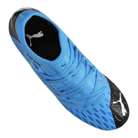 Ghete de fotbal Puma Jr Future 5.3 Netfit Fg Jr 105806-01 albastru albastru 3
