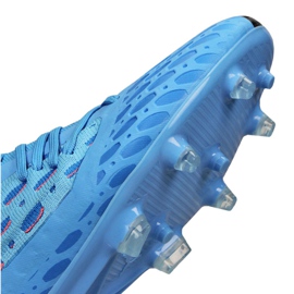 Ghete de fotbal Puma Jr Future 5.3 Netfit Fg Jr 105806-01 albastru albastru 5