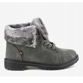 Cizme izolate gri pentru femei TL54-3 2