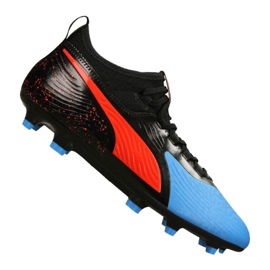Ghete de fotbal Puma One 19.3 Syn Fg / Ag M 105487-01 multicolor negru 1 Ghete de fotbal Puma One 19.3 Syn Fg / Ag M 105487-01 multicolor negru 1
