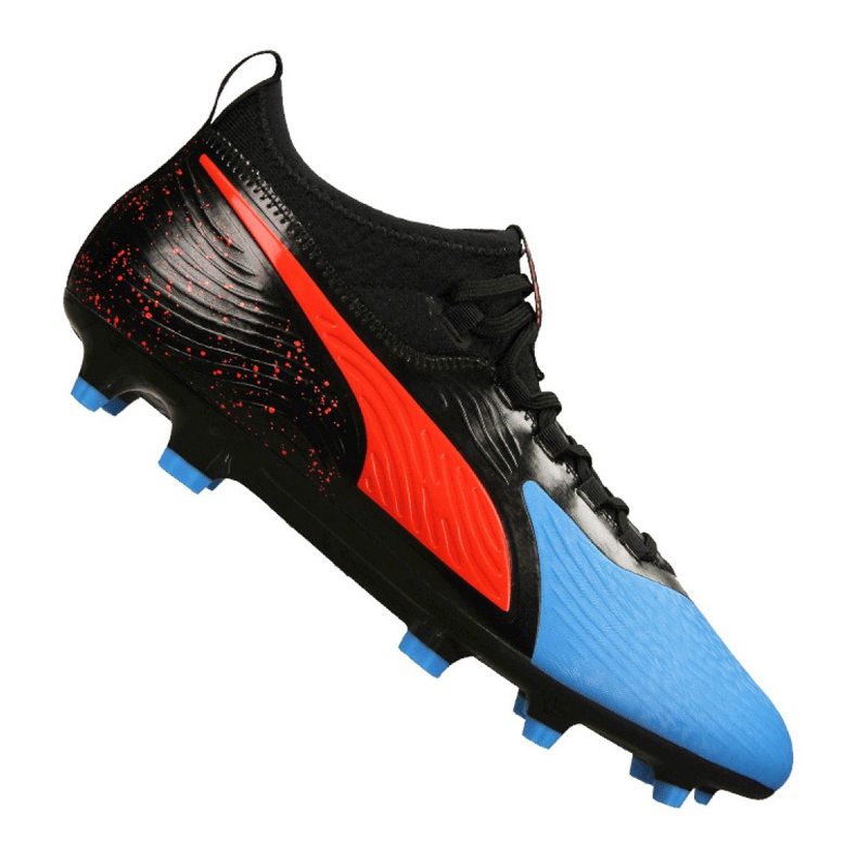 Ghete de fotbal Puma One 19.3 Syn Fg / Ag M 105487-01 multicolor negru 1 Ghete de fotbal Puma One 19.3 Syn Fg / Ag M 105487-01 multicolor negru 1