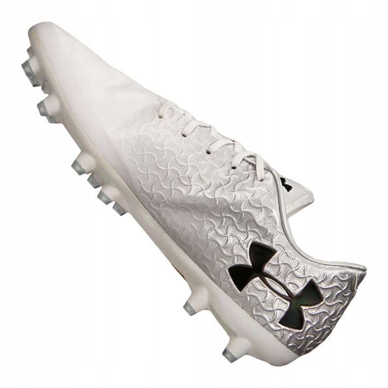 Ghete de fotbal Under Armour Magnetico Pro Fg M 3000 111-100 alb gri 1