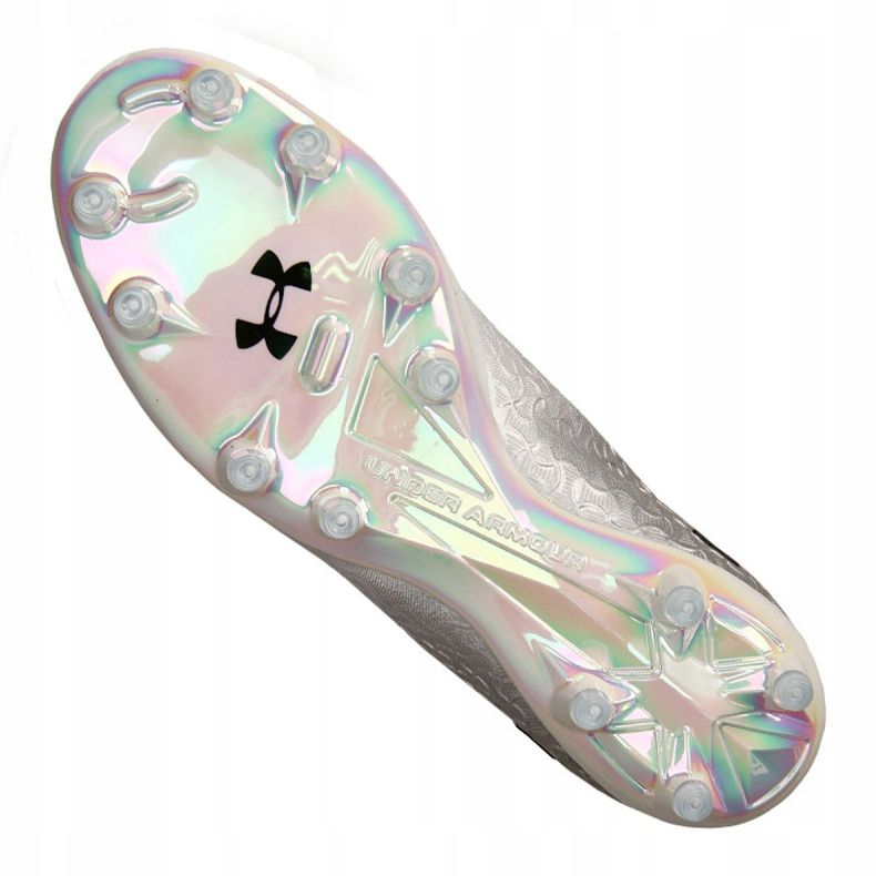 Ghete de fotbal Under Armour Magnetico Pro Fg M 3000 111-100 alb gri 2