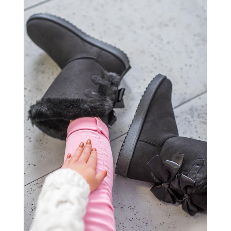 Mukluki înalt cu arcuri negru 2