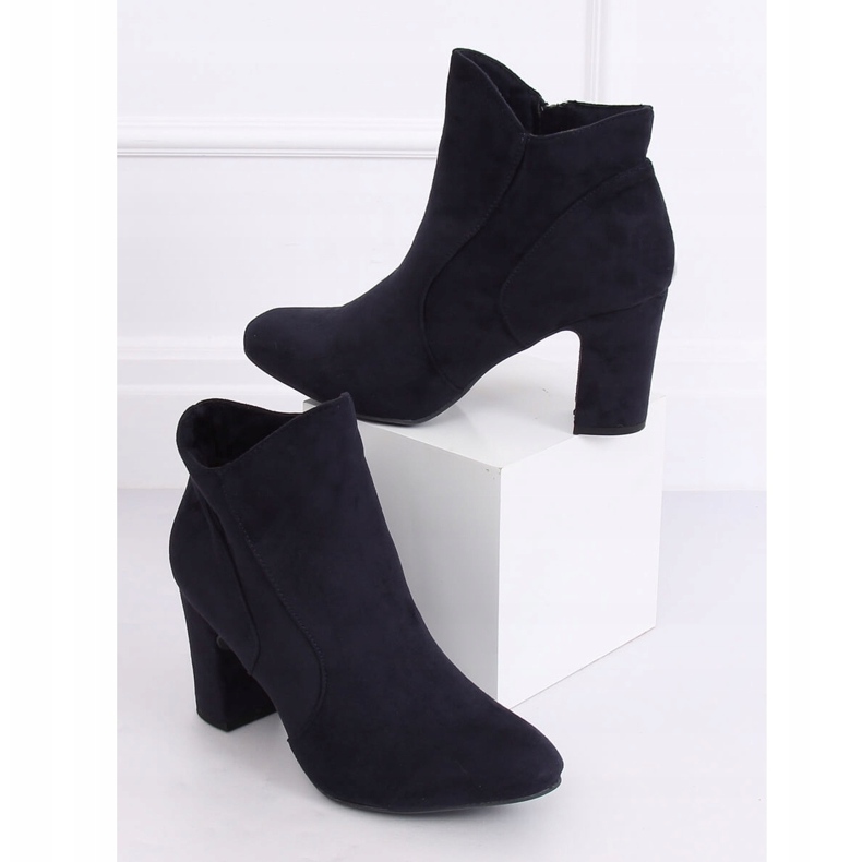 Cizme cu toc albastru bleumarin K1809810 Marino albastru marin 2