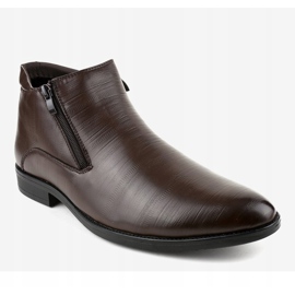 Pantofi cu izolație maro HL1002-3 1