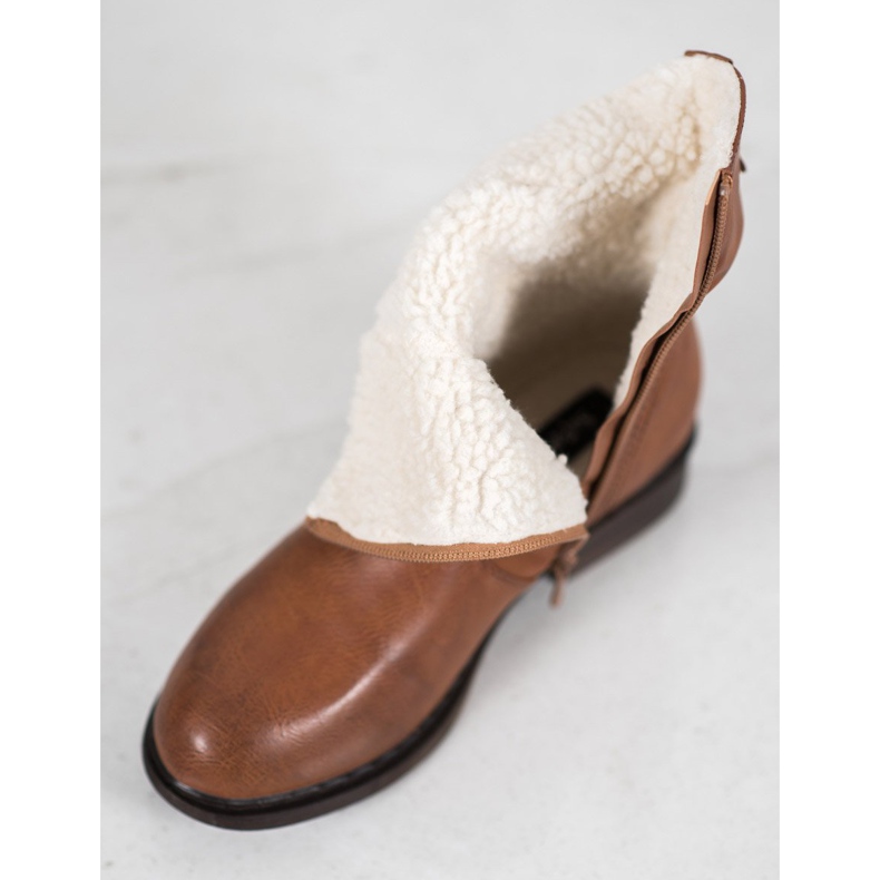 Super Me Cizme calde de cowboy maro 1 Super Me Cizme calde de cowboy maro 1