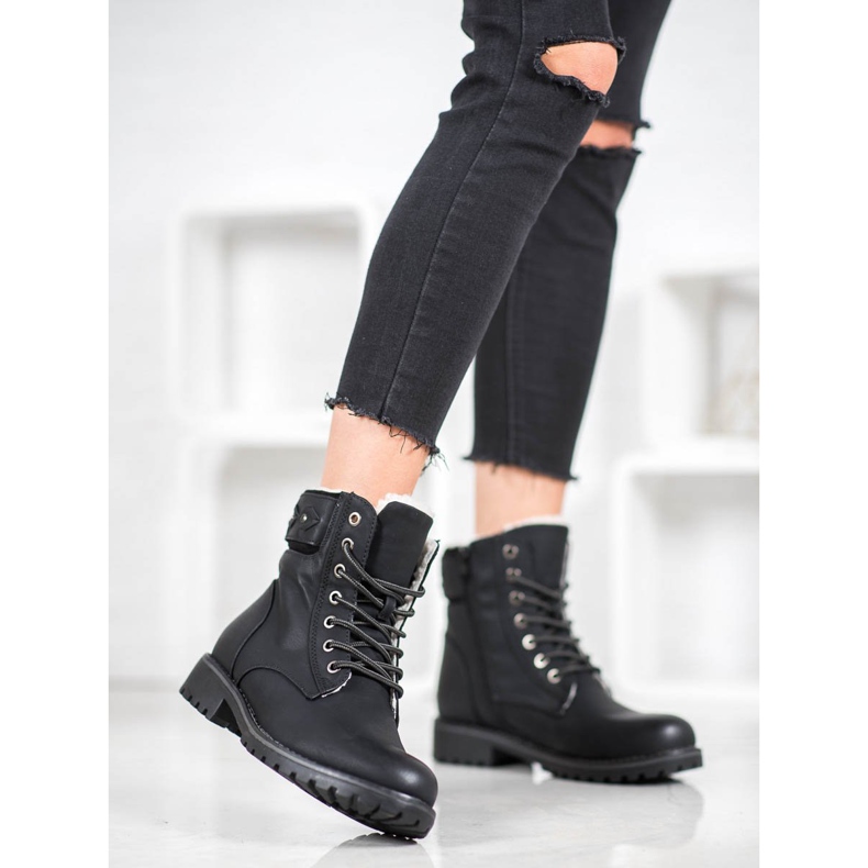 SHELOVET Elegant Trappers negru 2