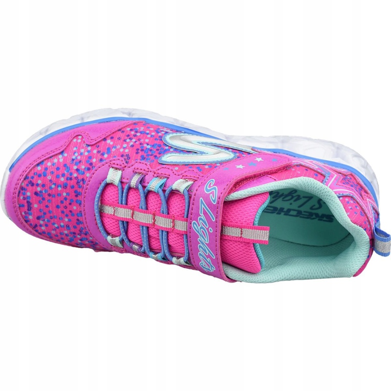 Pantofi Skechers Galaxy Lights Jr 10920L-NPMT roz 2 Pantofi Skechers Galaxy Lights Jr 10920L-NPMT roz 2