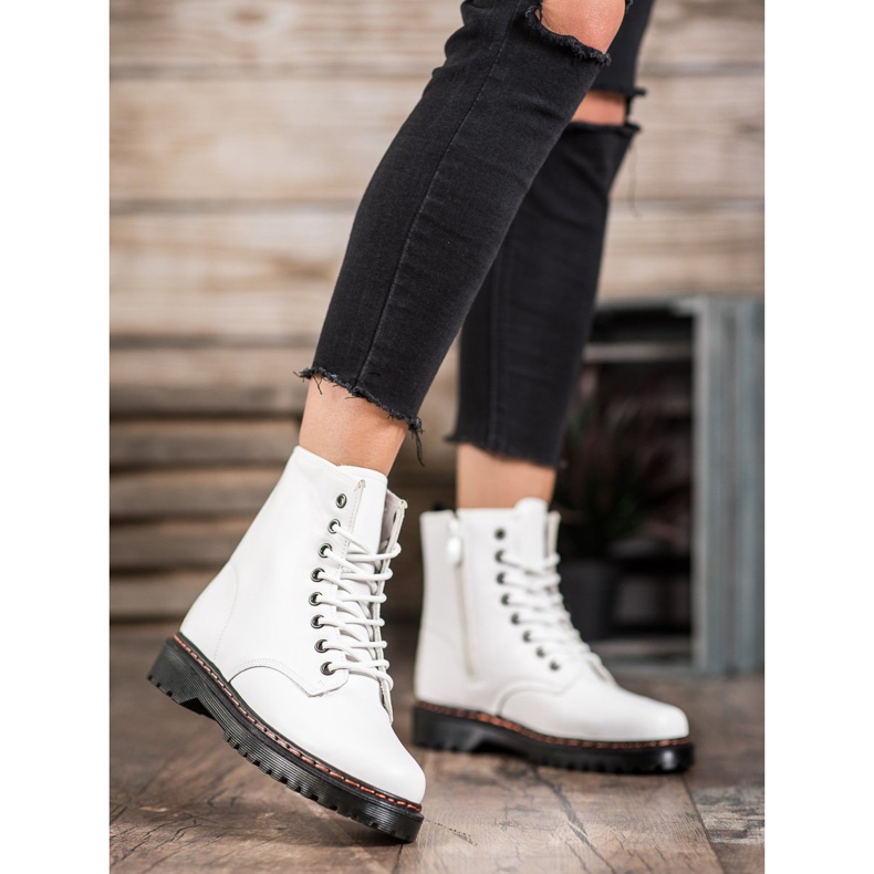 SHELOVET Muncitori albi cu piele ecologică 2