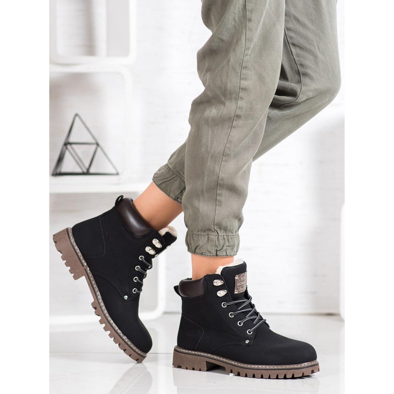 Mckeylor Trappers negri cu blană negru 2