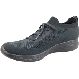 Skechers You Shine Trainers W 14957-BKGY gri 1