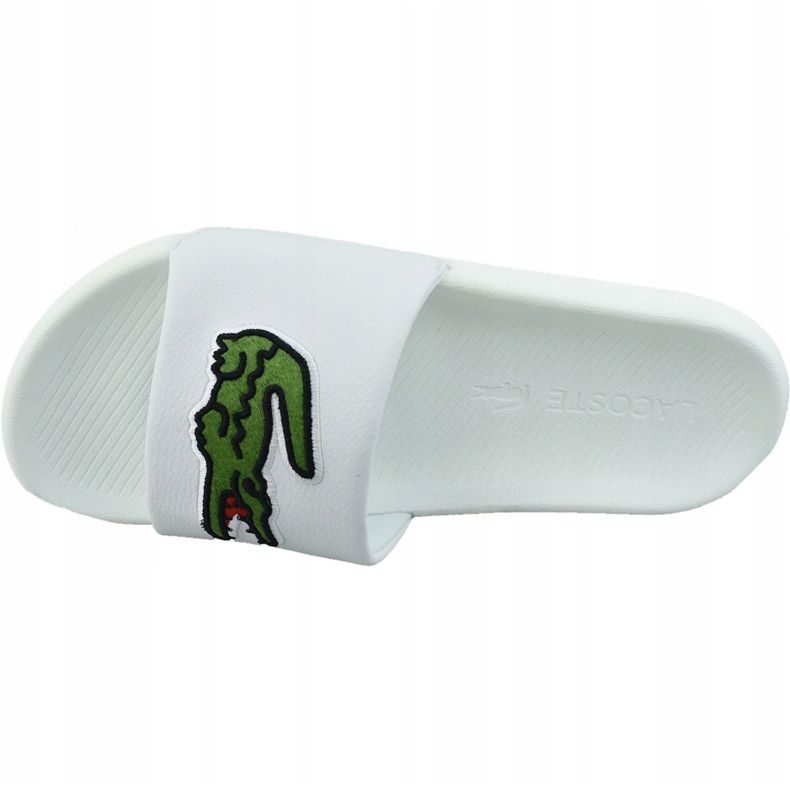 Lacoste Croco Slide 319 738CMA0073082 alb 2