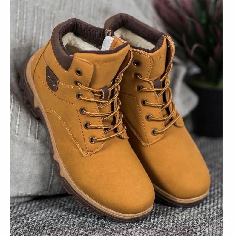 Pantofi cu dantelă MCKEYLOR maro 1