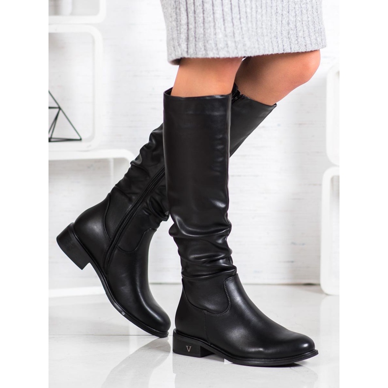 Ghete clasice VINCEZA negru 1