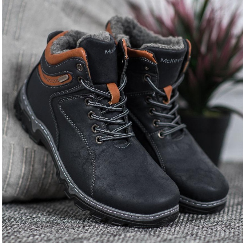 Încălțăminte caldă MCKEYLOR albastru marin 1