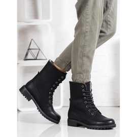 SHELOVET Cizme de drumeție cu coadă retractabilă negru 2