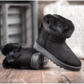 SHELOVET Mukluki Cu Blana negru 1