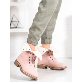 SHELOVET Cizme de drumeție cu coadă retractabilă roz 2