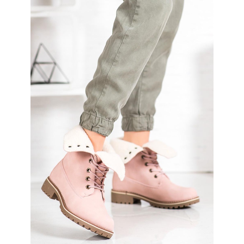 SHELOVET Cizme de drumeție cu coadă retractabilă roz 2