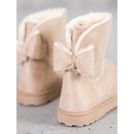 SHELOVET Mukluki bej cu arc 1