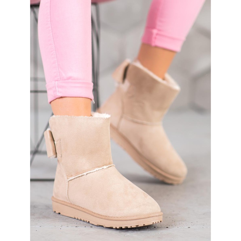 SHELOVET Mukluki bej cu arc 2