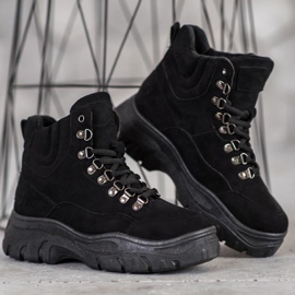 Yes Mile Trappers confortabili pe platformă negru 1 Yes Mile Trappers confortabili pe platformă negru 1