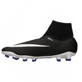 Pantofi de fotbal Nike Hypervenom Phelon 3 Df Fg M 917764-002 negru negru 1