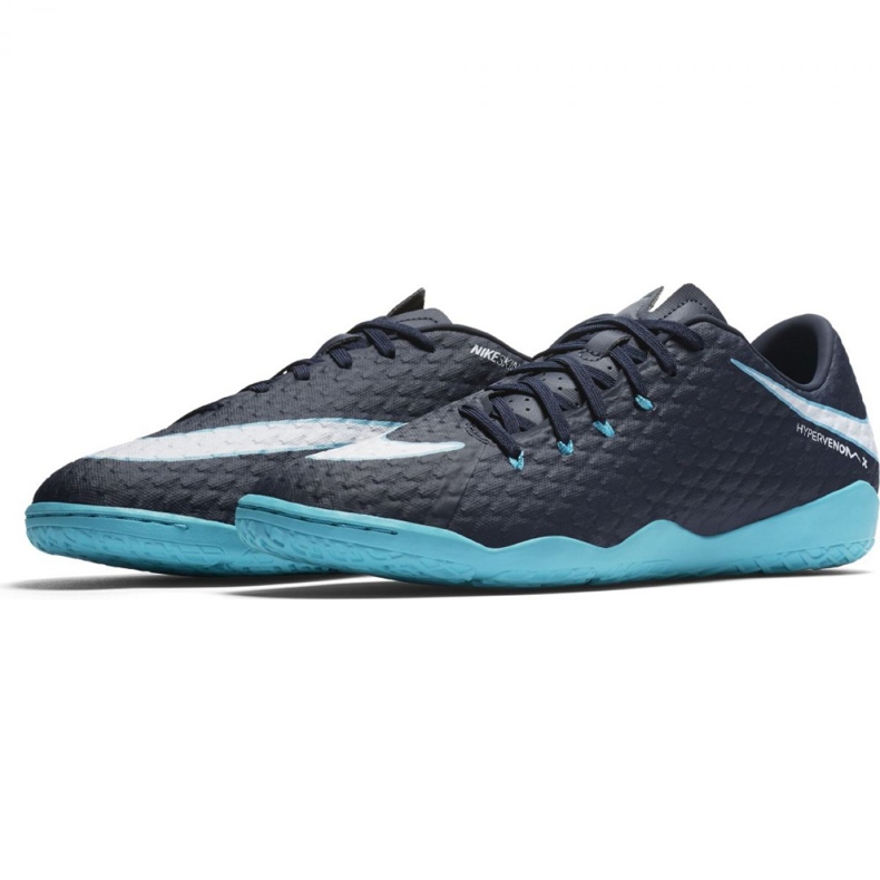 Pantofi de sală Nike HypervenomX Phelon Iii Ic multicolor albastru marin 1