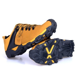 Cizme de Trekking Piele Nat 399 Camel maro 2