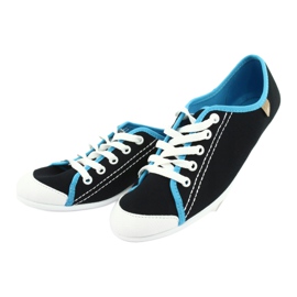 Pantofi pentru tineret Befado 248Q019 negru albastru 5