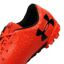 Ghete de fotbal Under Armour Magnetico Select Tf M 3000116-600 portocale roșu 2