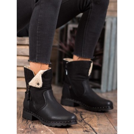 SHELOVET Muncitorii cu pantofi înfășurați negru 2