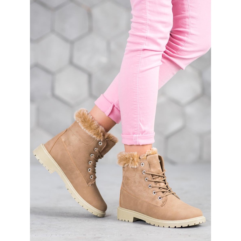 SHELOVET Trappers confortabili maro 1