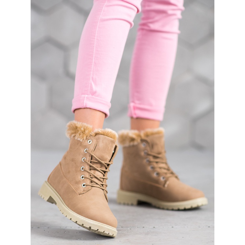 SHELOVET Trappers confortabili maro 2