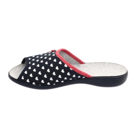 Pantofi de damă Befado pu 254D099 alb albastru marin 3
