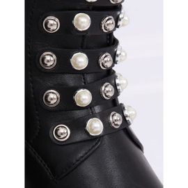 Cizme negre militare 7671-PA Negre negru 2