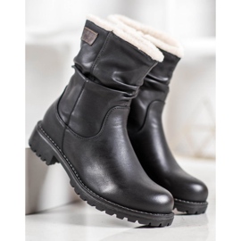 SHELOVET Muncitorii cu pantofi înfășurați negru 2