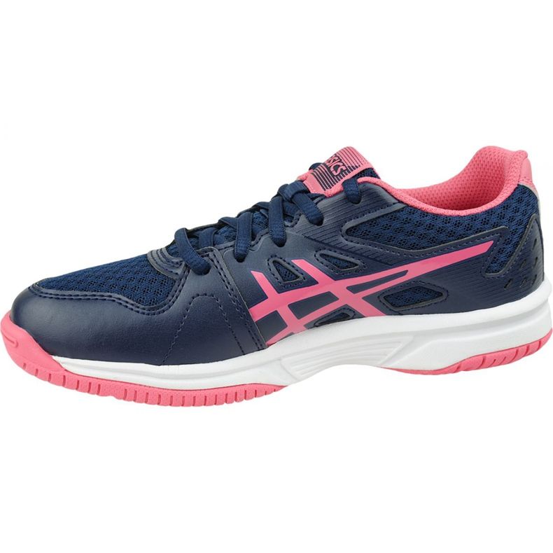Asics Upcourt 3 W 1072A012-407 pantofi de volei galben albastru marin 1