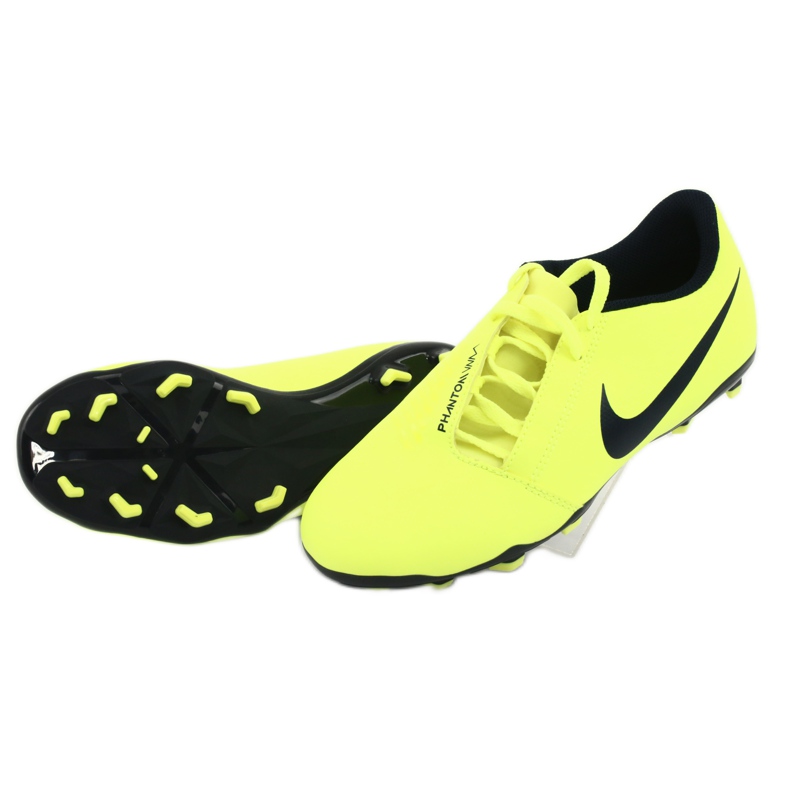 Pantofi de fotbal Nike Phantom Venom Club Fg Jr AO0396-717 galben 4