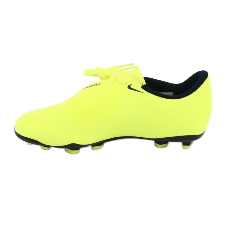 Pantofi de fotbal Nike Phantom Venom Club Fg Jr AO0396-717 galben 2