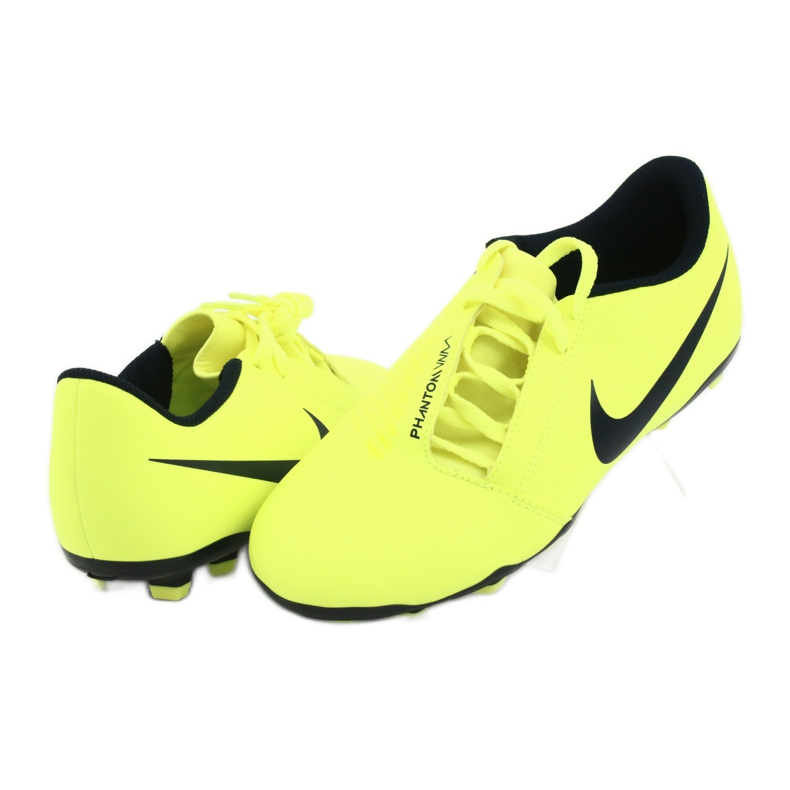 Pantofi de fotbal Nike Phantom Venom Club Fg Jr AO0396-717 galben 5