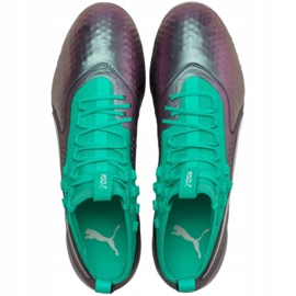 Ghete de fotbal Puma One 1 Il Lth Fg Ag M 104925 01 roșu verde 1