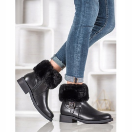 SHELOVET Muncitori cu blană negru 1